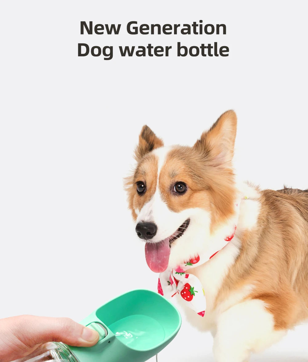 Dog Water Bottle For Pet Dogs Cats