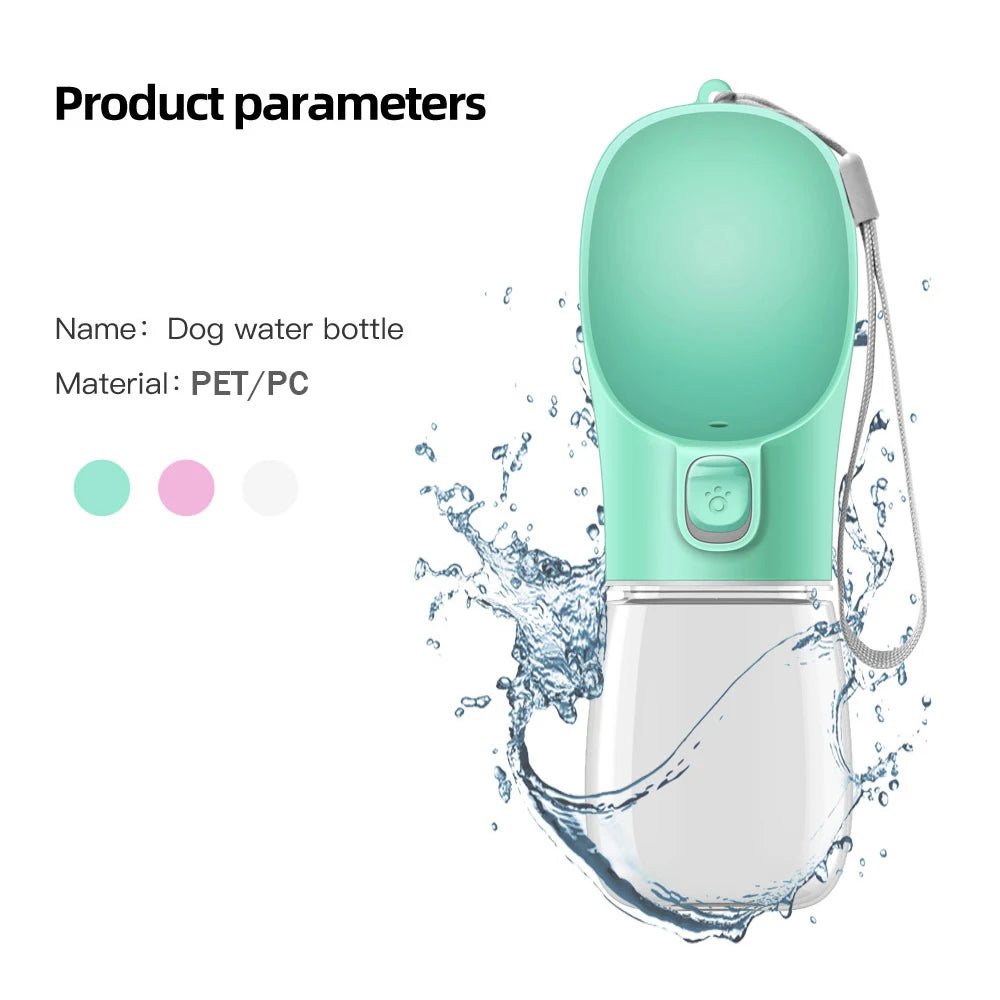 Dog Water Bottle For Pet Dogs Cats