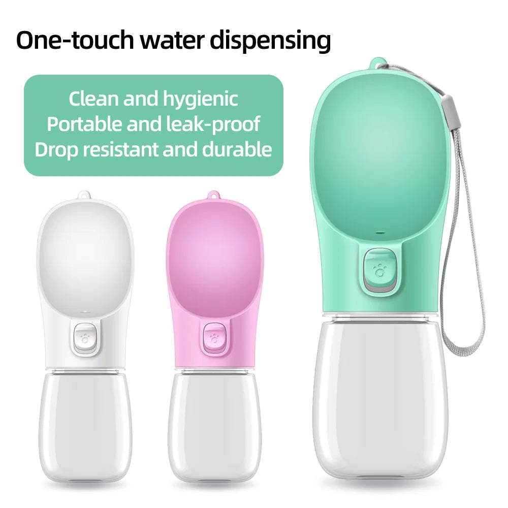 Dog Water Bottle For Pet Dogs Cats